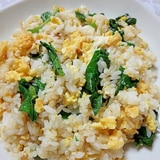 空芯菜と卵の炒飯